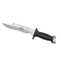Shark 18MR - knife - Inox - Black Color - KV-ASRK18MR-N - AZZI SUB (ONLY SOLD IN LEBANON)
